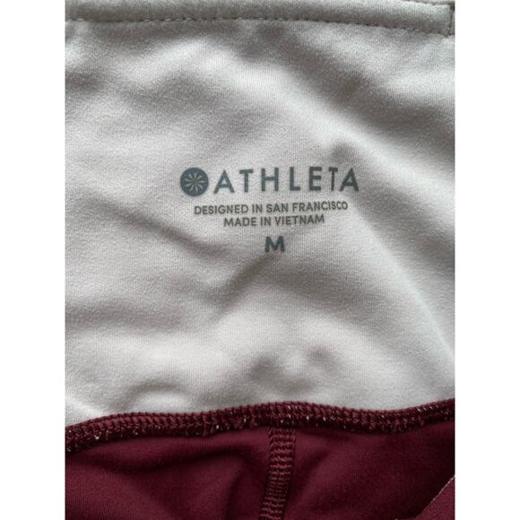 Athleta Leggings Womens Size Medium Elation ASYM 7/8 In Powervita Workout Pants - Picture 6 of 13
